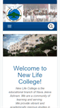 Mobile Screenshot of newlifecollege.org